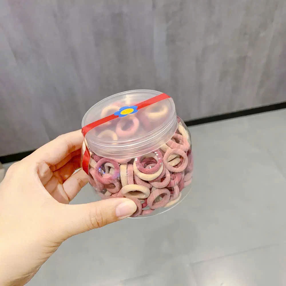 PK281 - SET 2 HỘP CHUN BUỘC TÓC BÉ GÁI