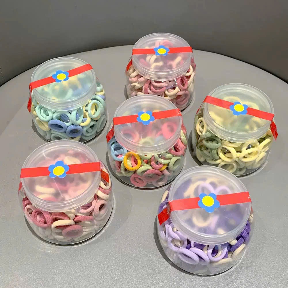 PK281 - SET 2 HỘP CHUN BUỘC TÓC BÉ GÁI