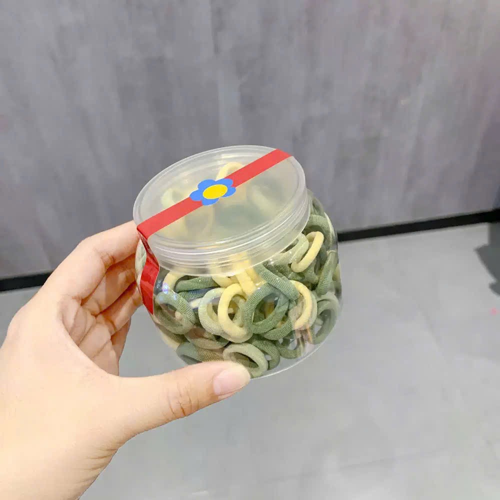 PK281 - SET 2 HỘP CHUN BUỘC TÓC BÉ GÁI