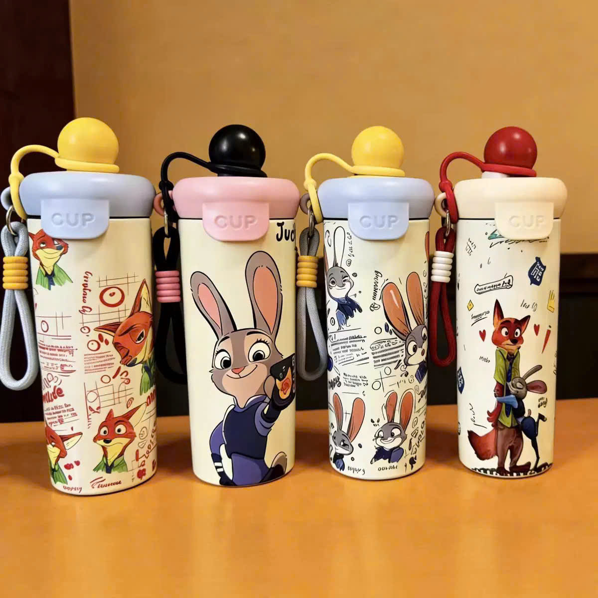 PK288 - BÌNH NƯỚC HOẠT HÌNH THỎ ZOOPITA NGẪU NHIÊN