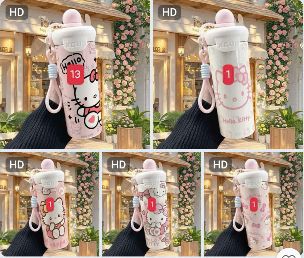 PK293 - BÌNH NƯỚC GIỮ NHIỆT KITTY