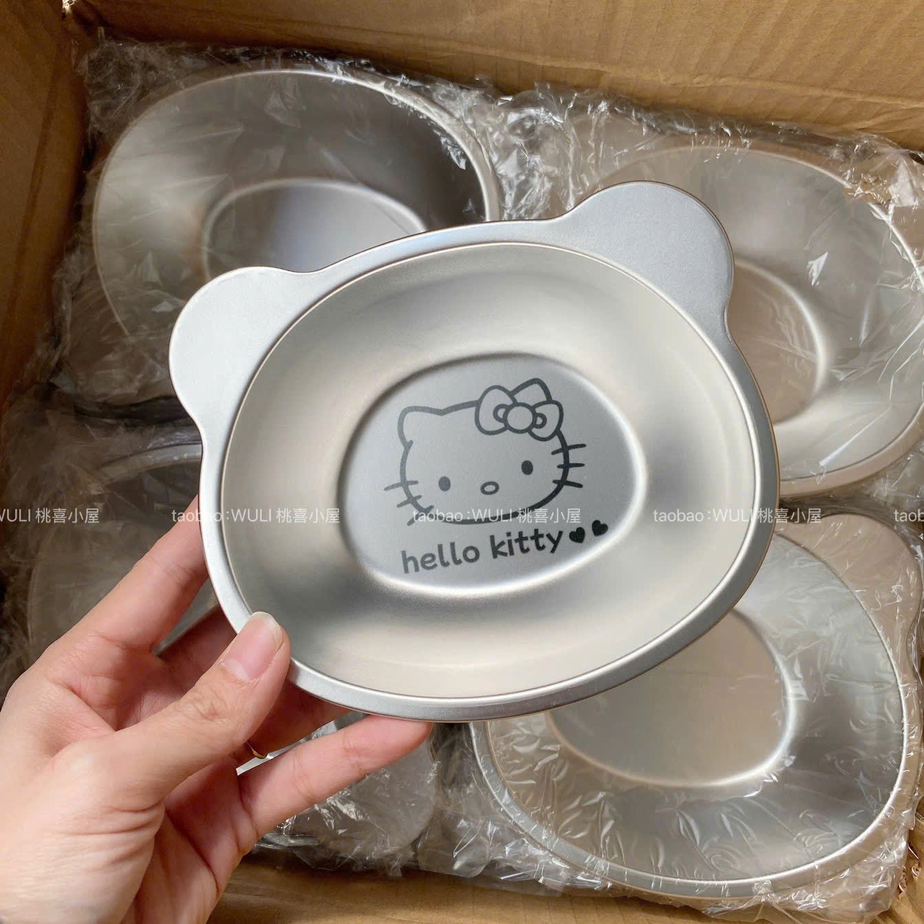 PK295 - SET 3 BÁT THÌA DĨA INOX HELLO KITTY