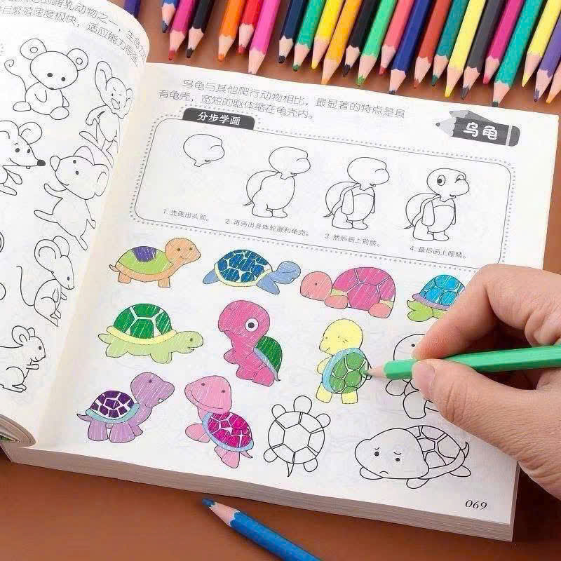PK296 - SET SÁCH VẼ + BÚT MÀU CHO BÉ