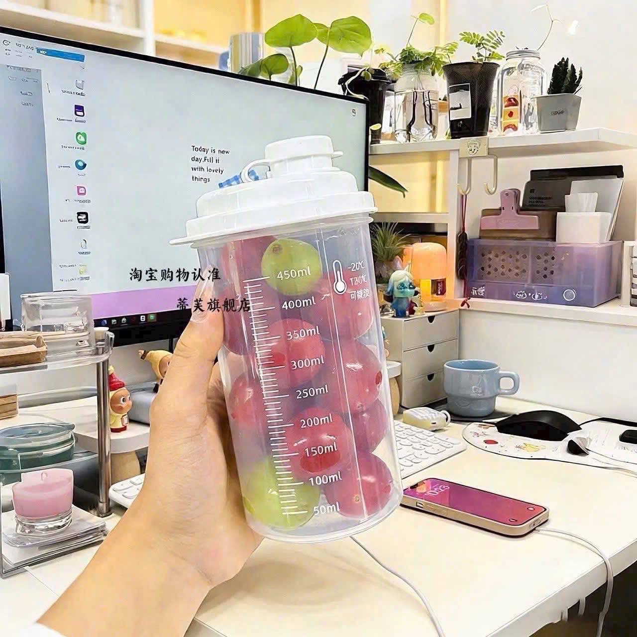 PK306 - SET 3 BÌNH NHỰA TRẮNG 500ML