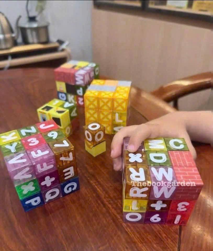 PK307 - SET BỘ 40 NAM CHÂM KHỐI CHỮ SỐ