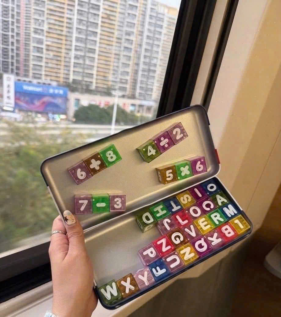 PK307 - SET BỘ 40 NAM CHÂM KHỐI CHỮ SỐ