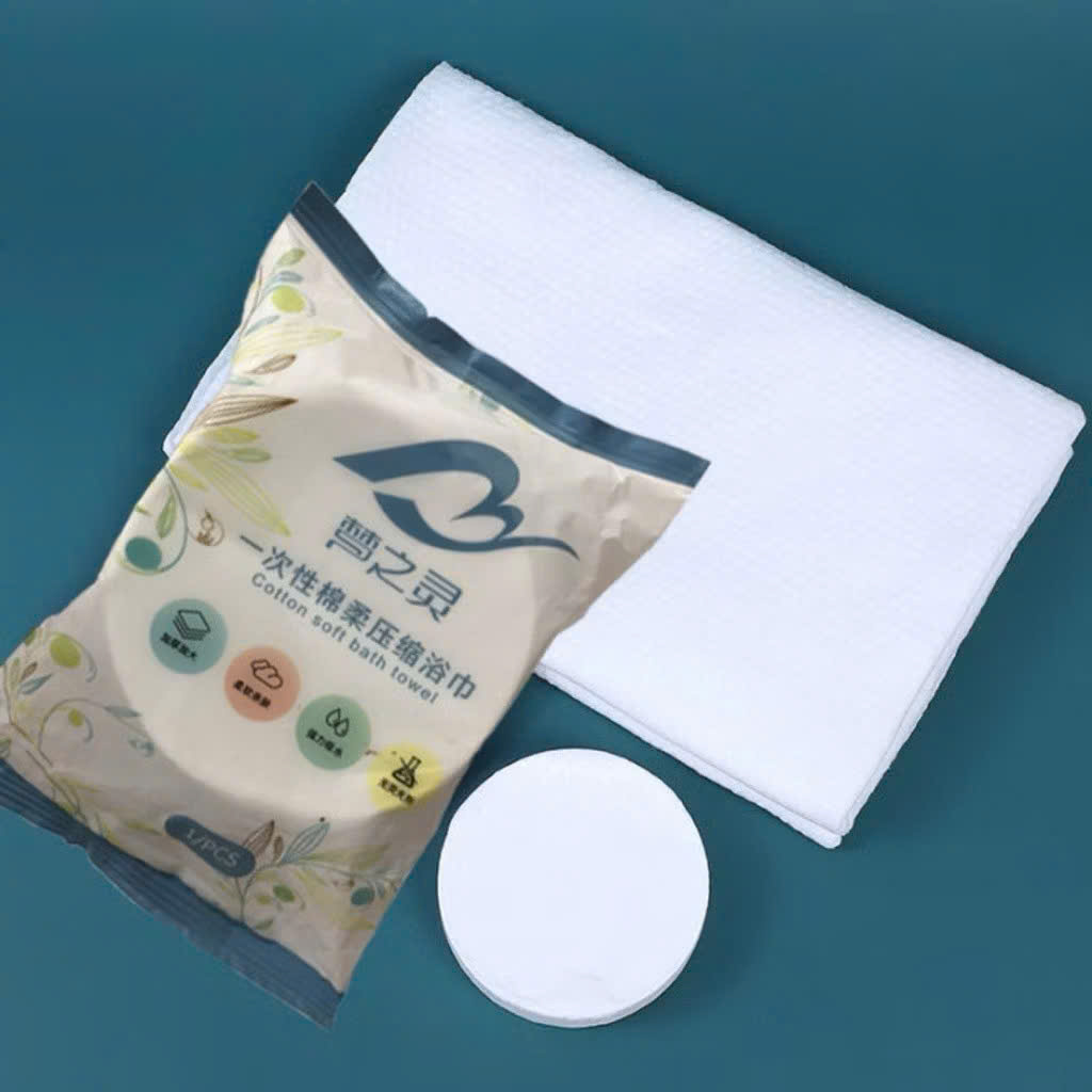 PK310 - SET 5 KHĂN TẮM NÉN 70X140CM