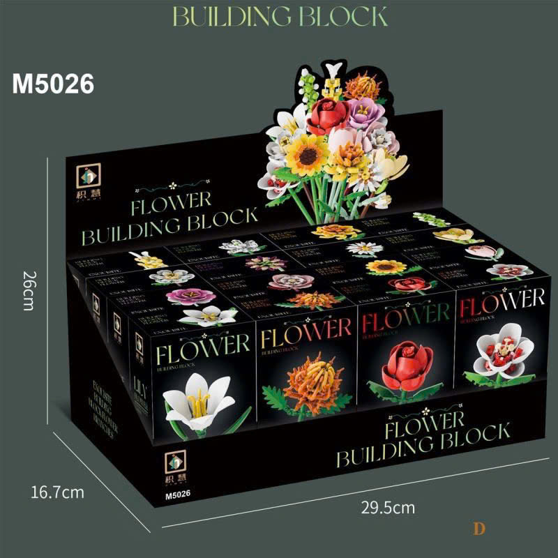 PK331 - SET 16 LEGO NHỎ XẾP HOA MY KINGDOM