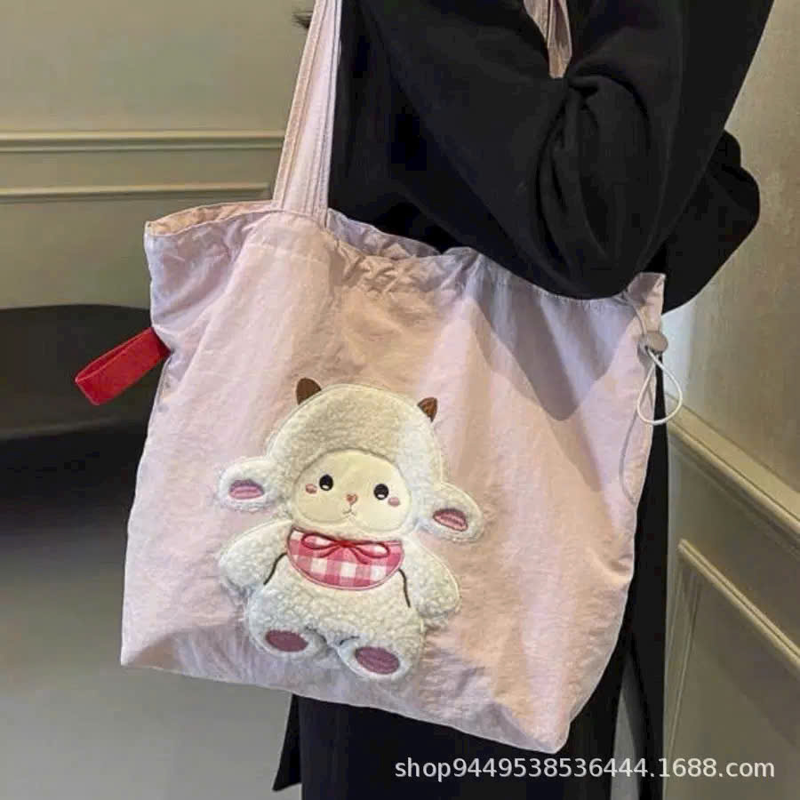 PK312 - TÚI TOTE HỒNG GẤU