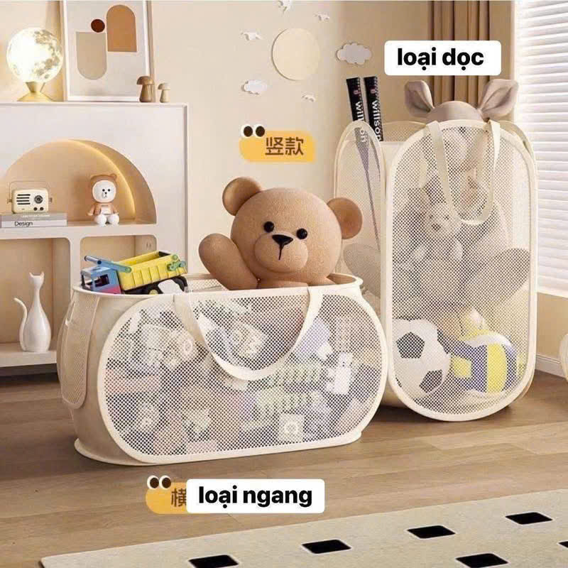 PK324 - SET 2 TÚI LƯỚI ĐỰNG ĐỒ CHƠI TO
