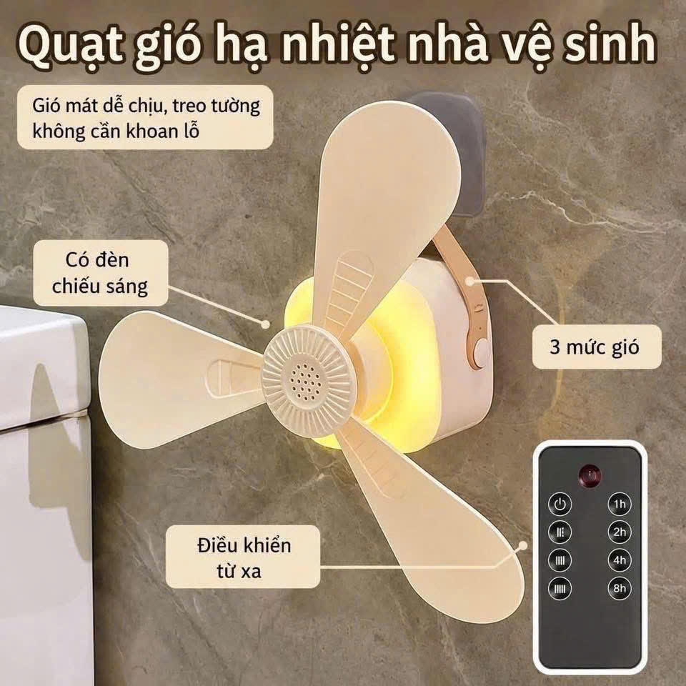 PK332 - QUẠT GIÓ NHỎ TREO TƯỜNG