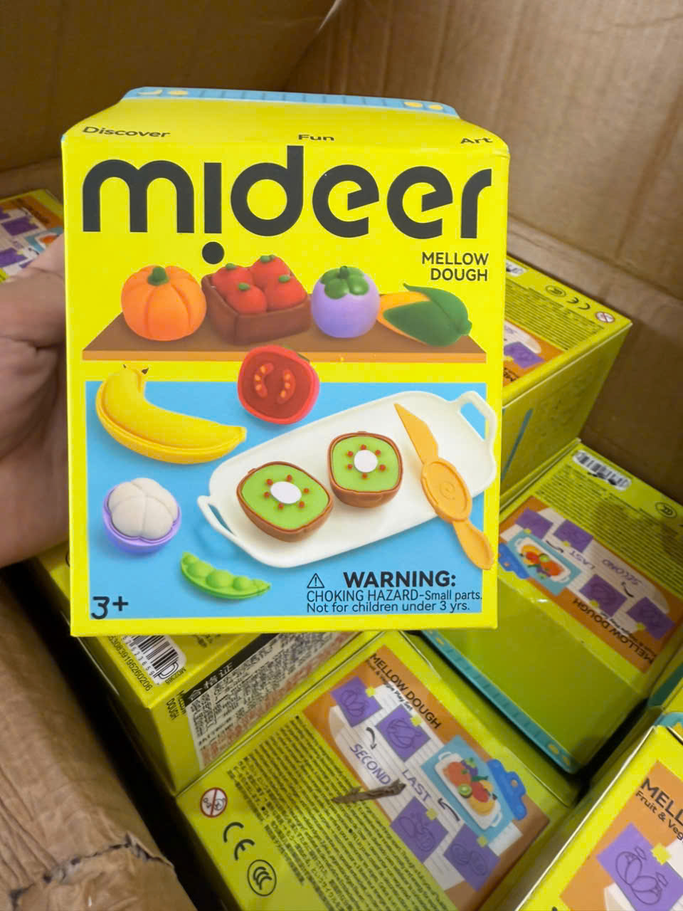 PK346 - SET MIDEER 10 KHUÔN TRÁI CÂY + ĐẤT NẶN CHO BÉ