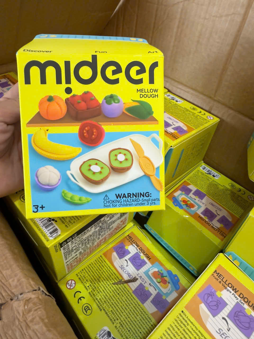 PK346 - SET MIDEER 10 KHUÔN TRÁI CÂY + ĐẤT NẶN CHO BÉ