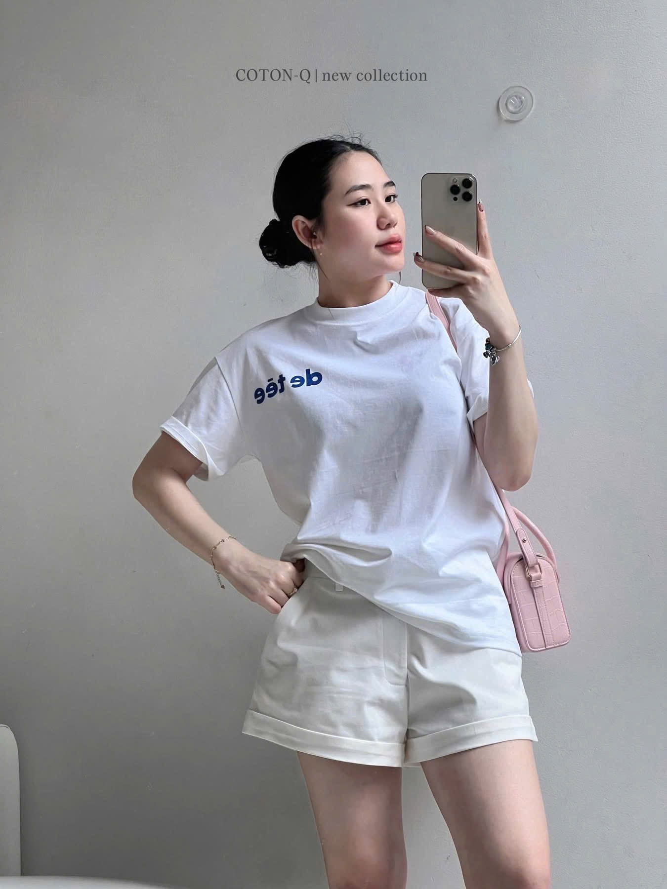 QNU685 - SET 3 QUẦN ĐÙI NỮ KAKI HAIDA CẠP KHOÁ đen nâu trắng M079
