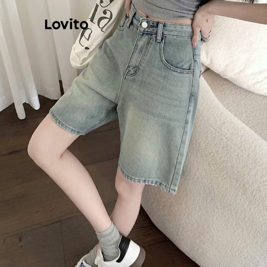 QNU687 - QUẦN JEANS NGỐ NỮ SUÔNG XANH TRẮNG
