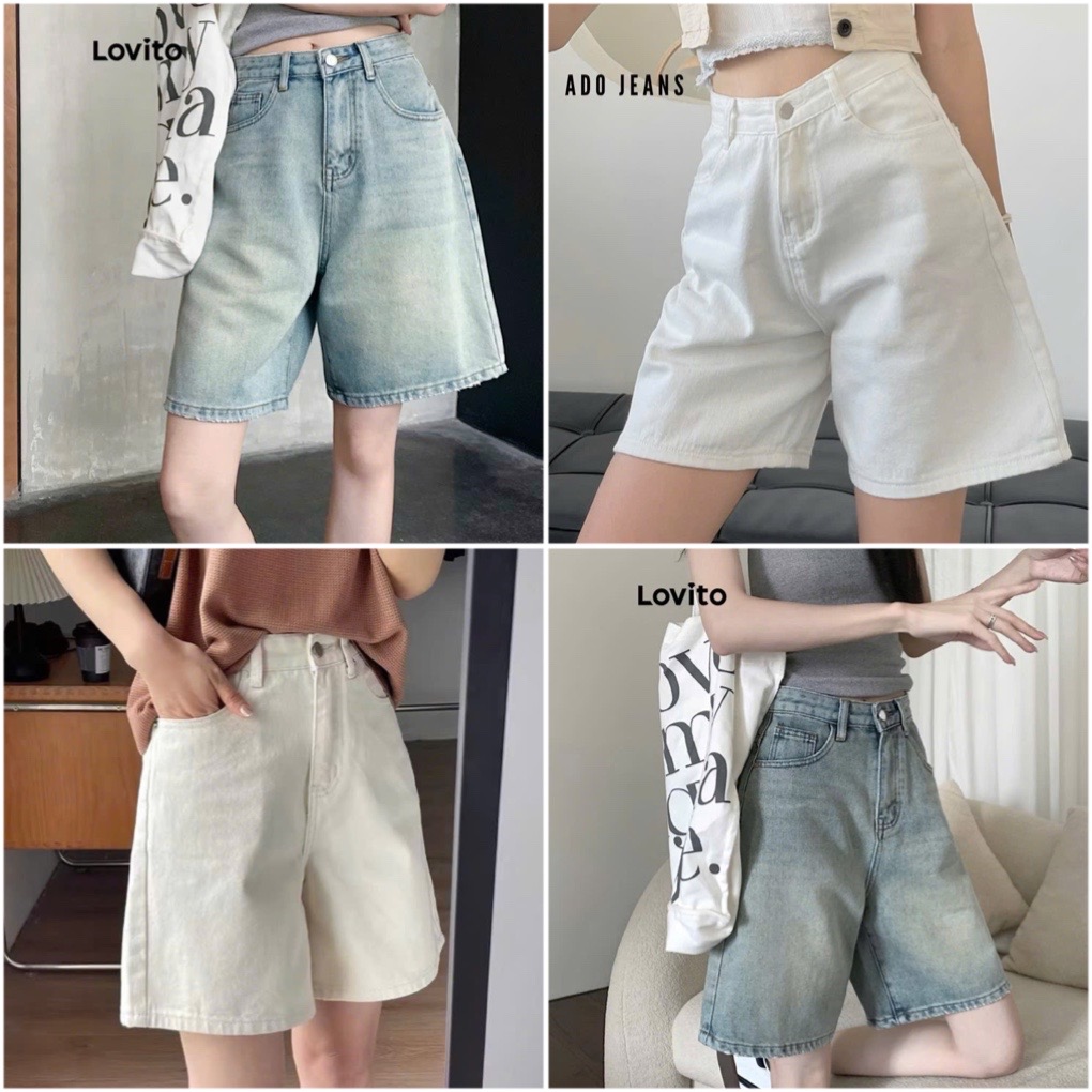 QNU687 - QUẦN JEANS NGỐ NỮ SUÔNG XANH TRẮNG