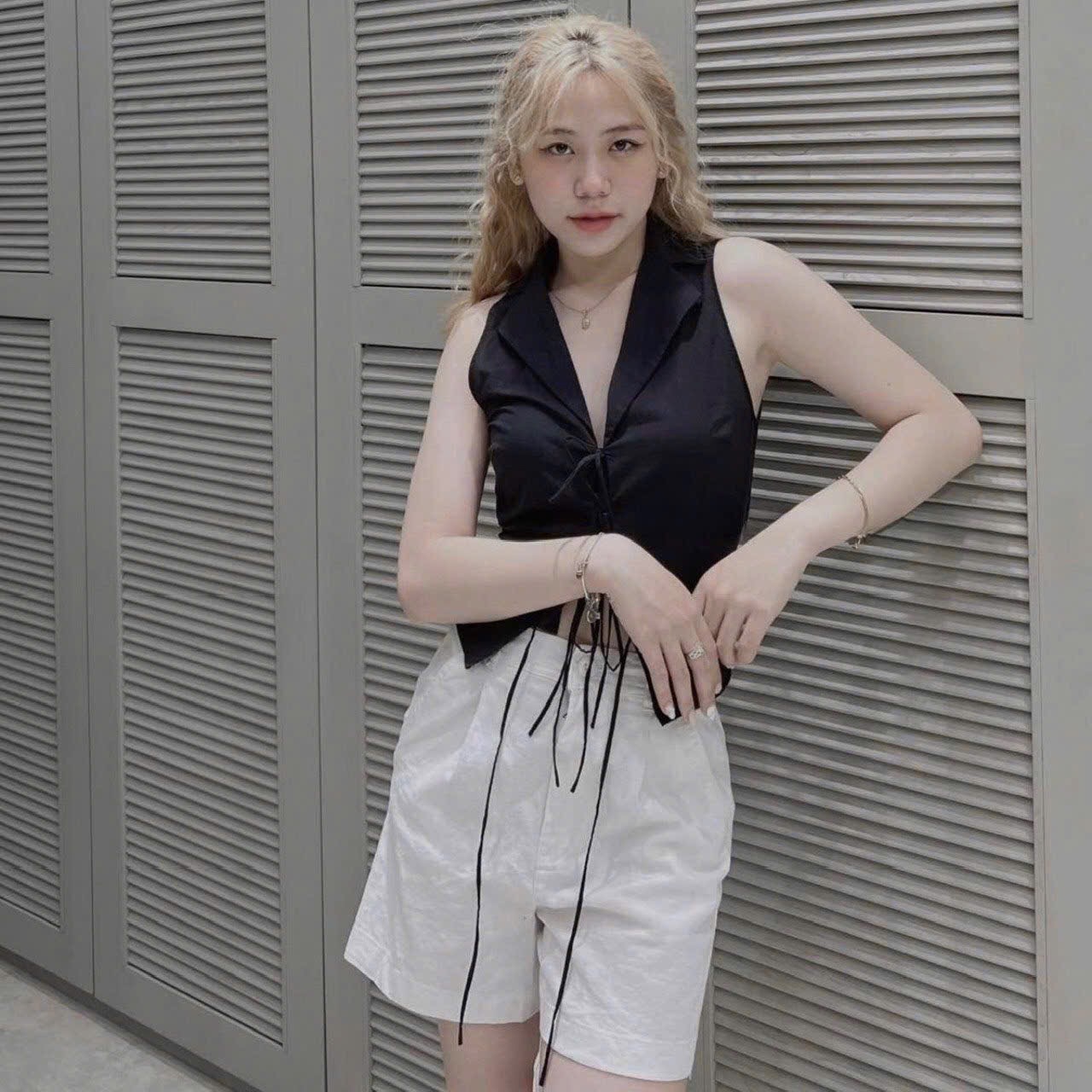 QNU692 - SET 3 QUẦN NỮ LIEN CHUN SAU đen xám trắng