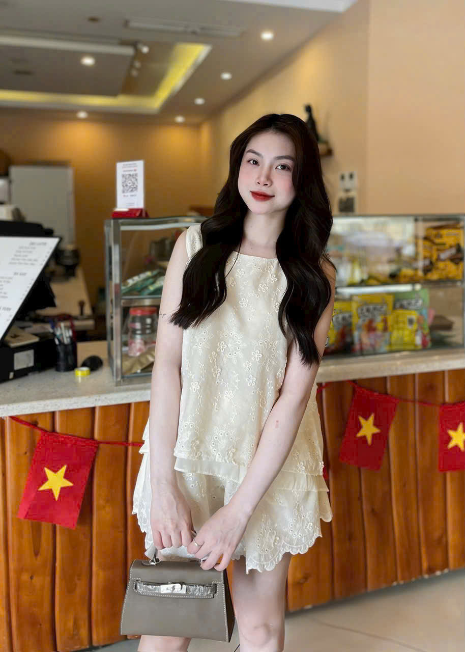 S336 - SET BỘ NỮ REN HOA 2 LỚP SÁT NÁCH