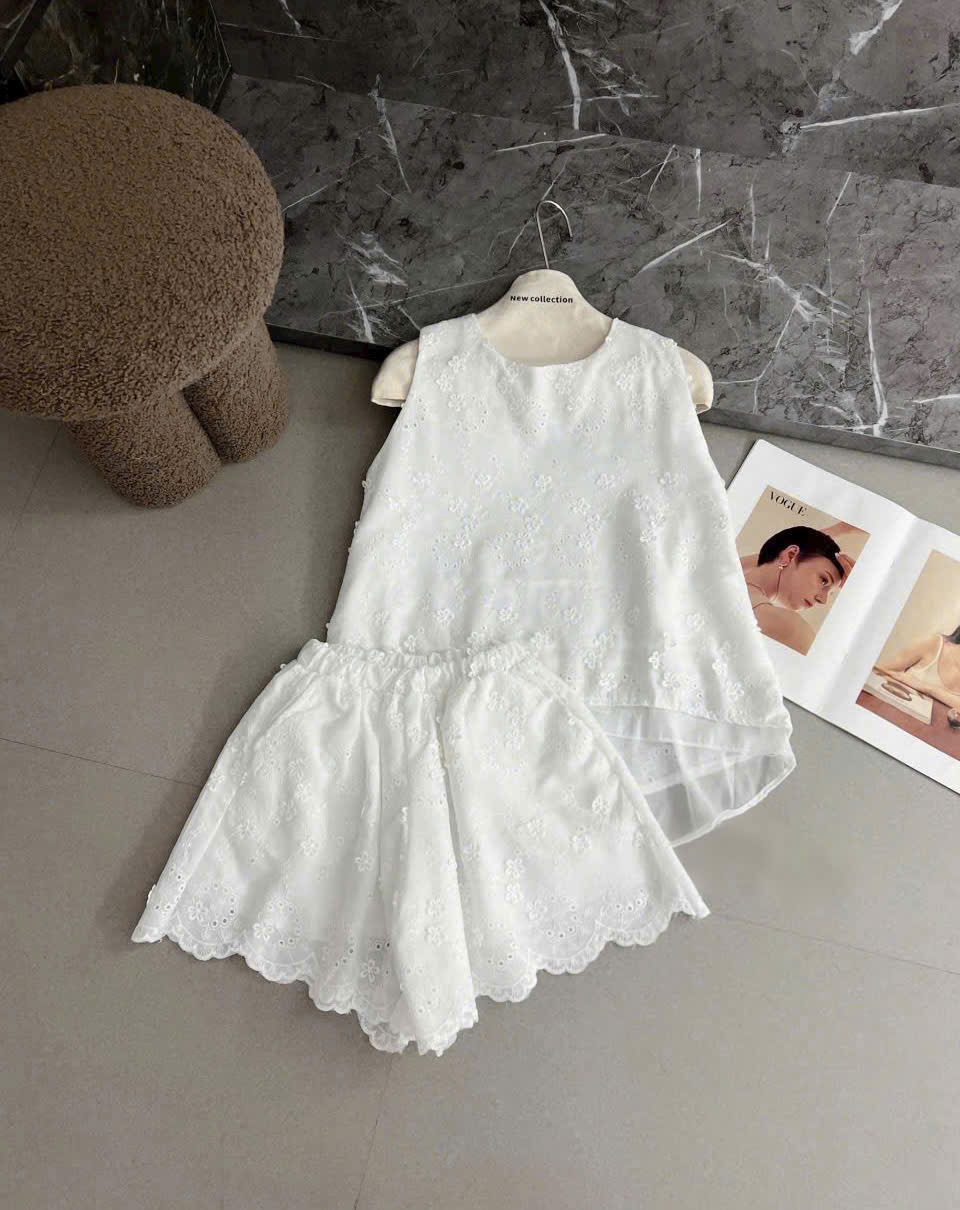 S336 - SET BỘ NỮ REN HOA 2 LỚP SÁT NÁCH