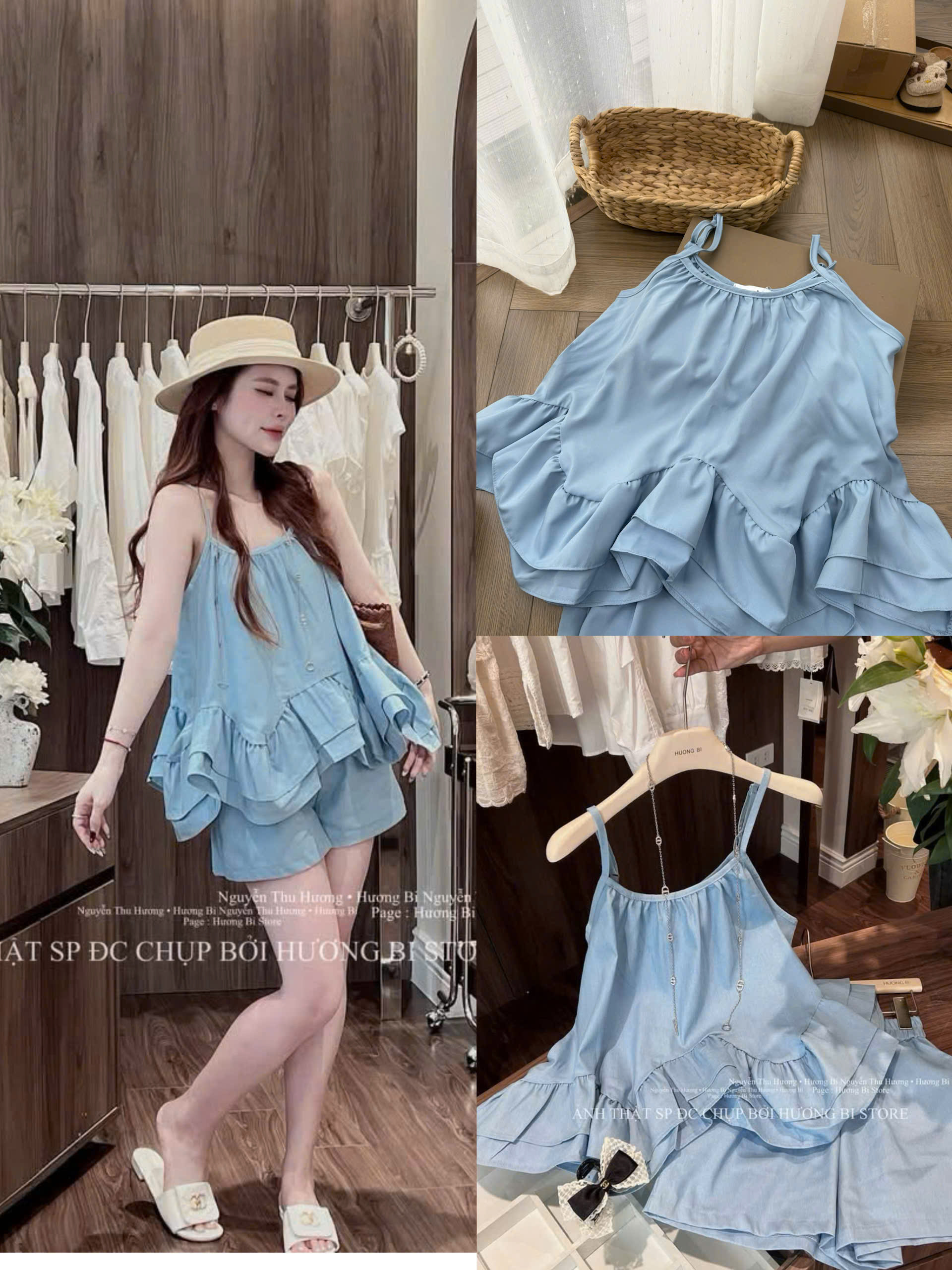 S343 - BỘ ĐŨI NỮ 2S XANH XƯƠNG BÈO