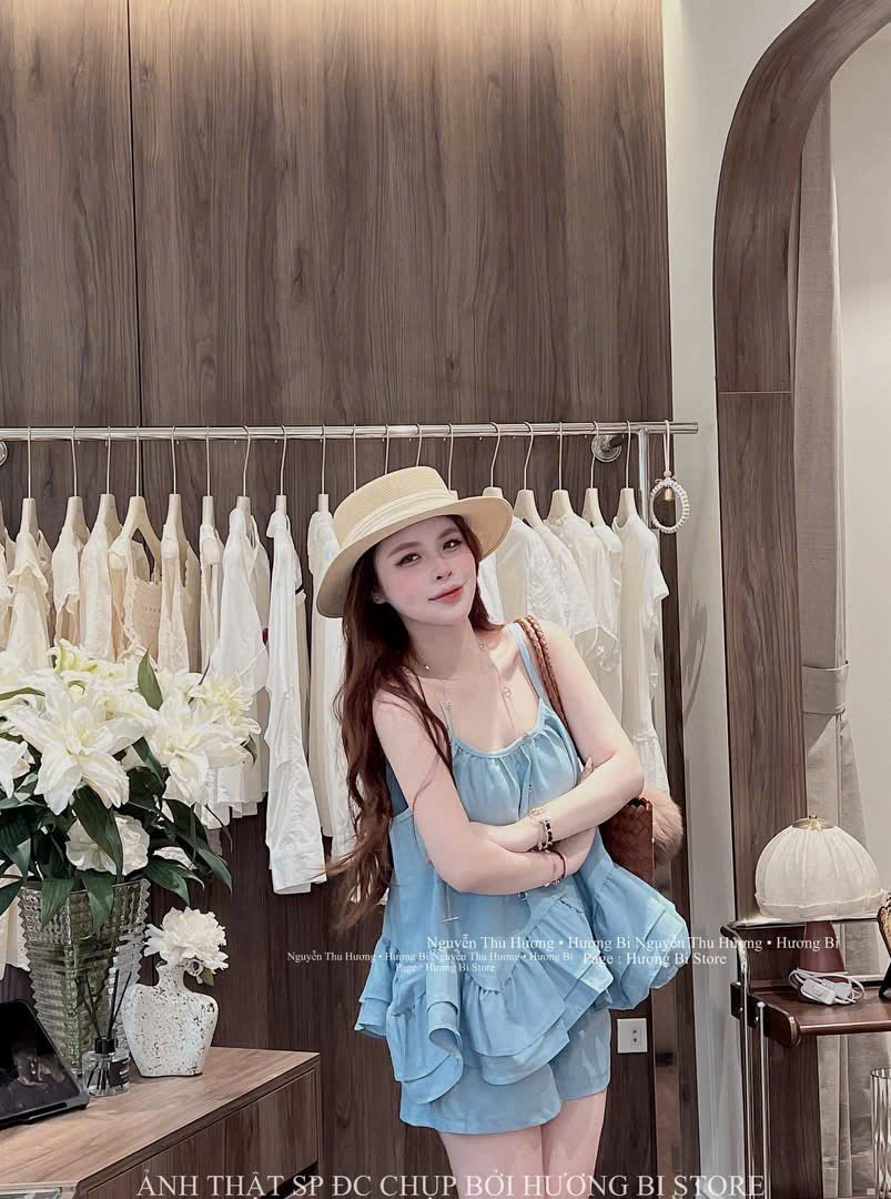 S343 - BỘ ĐŨI NỮ 2S XANH XƯƠNG BÈO