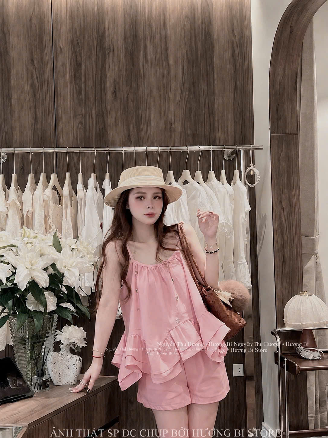 S371 - BỘ ĐÙI NỮ 2S HỒNG BÈO GẤU TẦNG