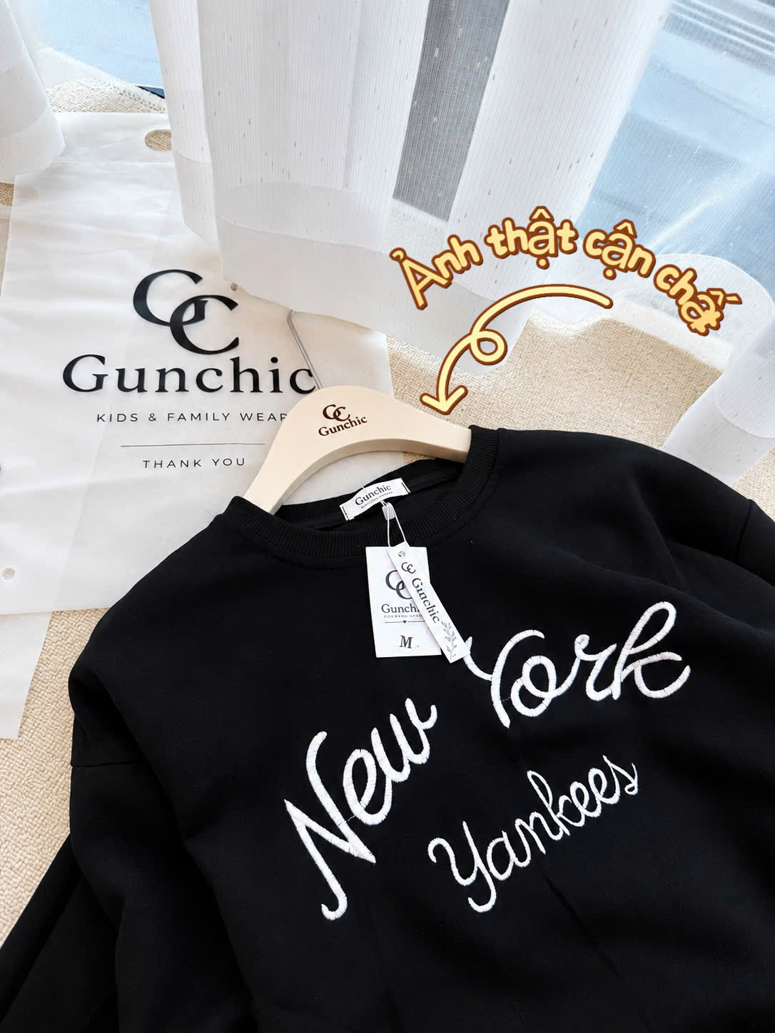 S421 - BỘ NỮ HAIDA ĐEN NEWYORK QUẦN SUÔNG