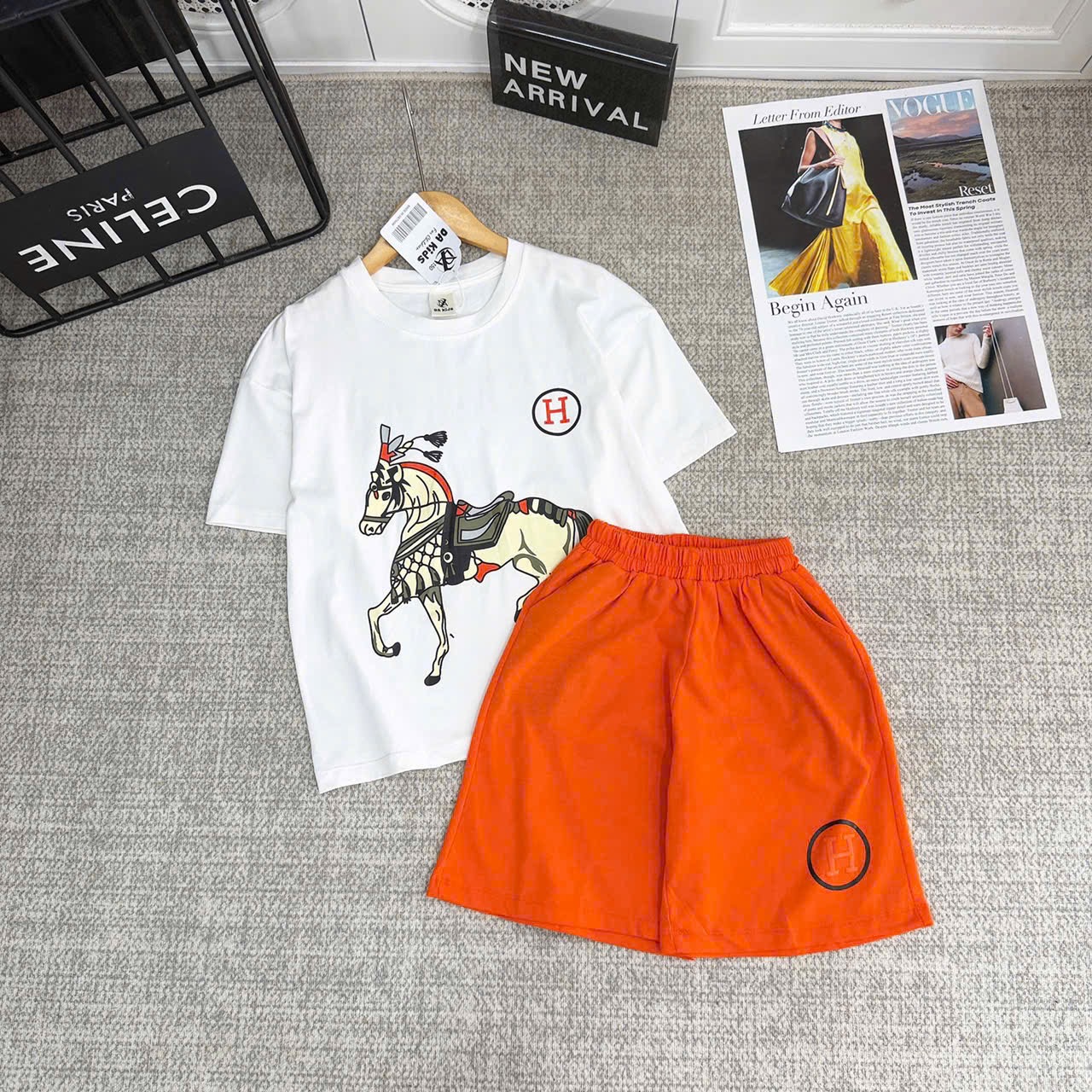 T191 - BỘ ĐÙI BÉ TRAI SIZE ĐẠI IN NGỰA CHỮ H