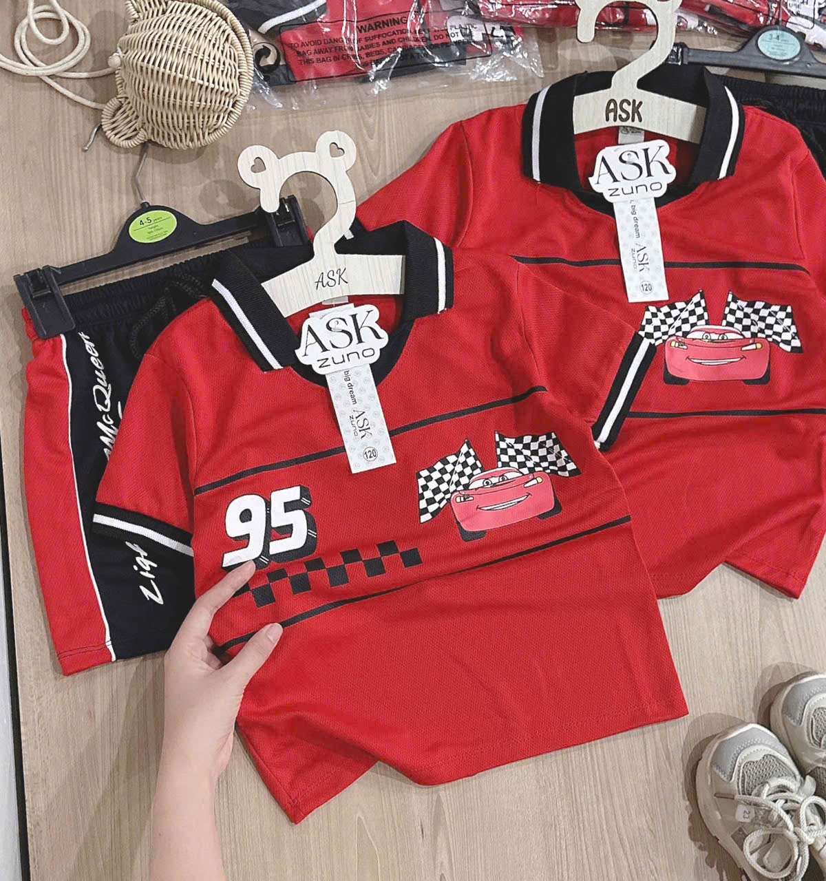 T209 - BỘ ĐÙI BÉ TRAI THỂ THAO SIZE NHỠ OTO 95