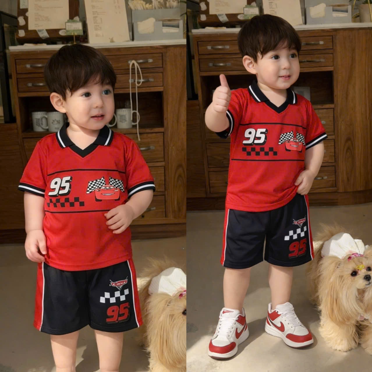 T209 - BỘ ĐÙI BÉ TRAI THỂ THAO SIZE NHỠ OTO 95