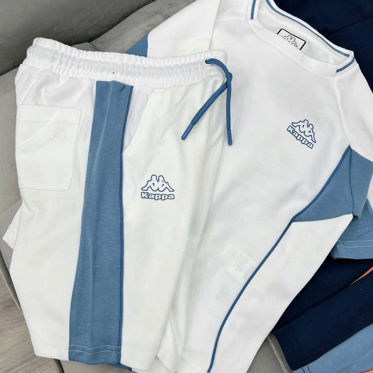 T231 - BỘ ĐÙI BÉ TRAI CÁ SẤU KAPPA PHỐI VIỀN SIZE NHỠ