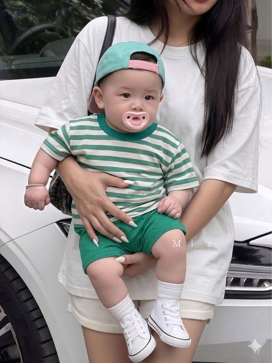 T237 - SET BÉ TRAI 6CT RÙA BIỂN DỪA XANH