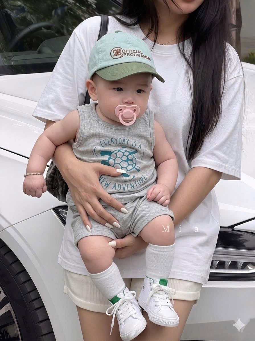 T237 - SET BÉ TRAI 6CT RÙA BIỂN DỪA XANH