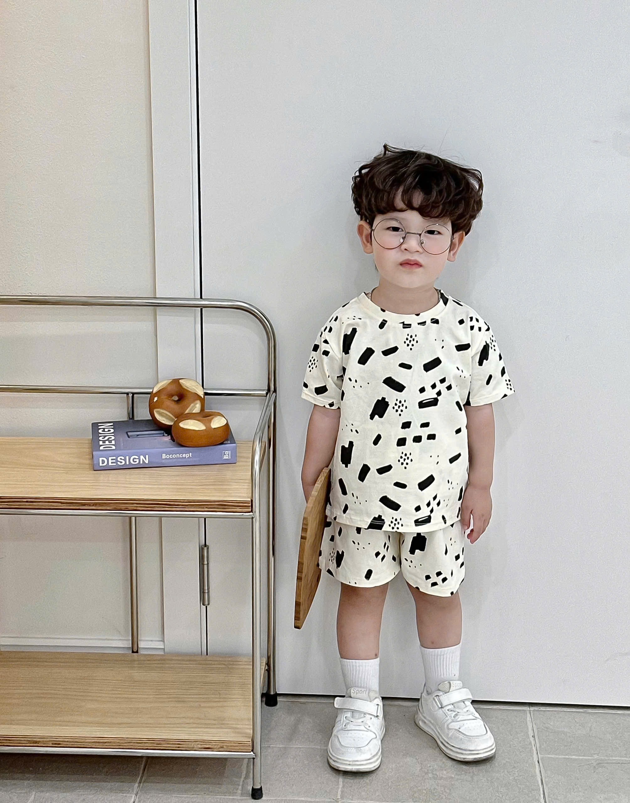 T255 - SET 2 BỘ ĐÙI BÉ TRAI VẰN CHẤM