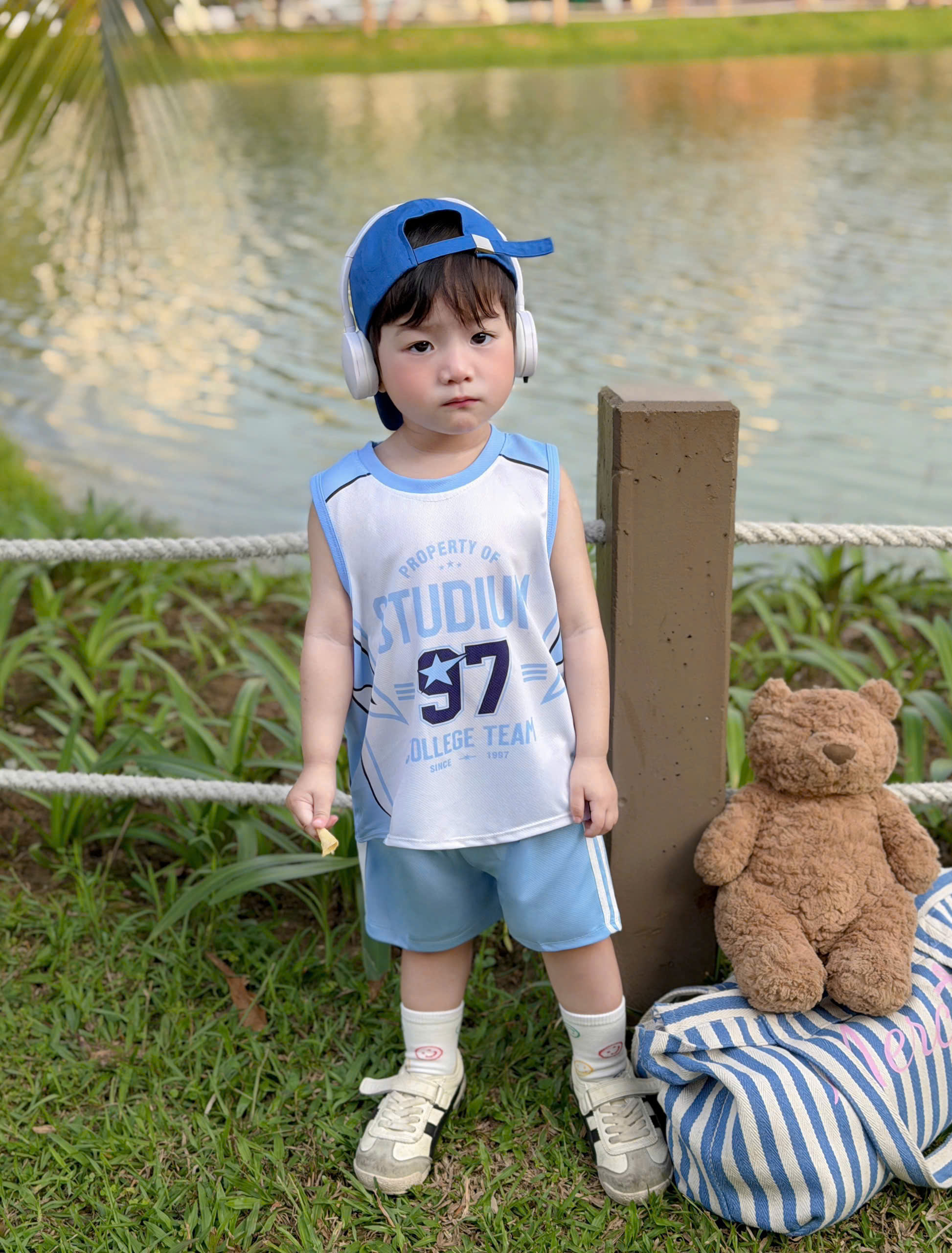 T277 - SET 2 BỘ ĐÙI BÉ TRAI BA LỖ THÔNG HƠI CHICAOGO 2397