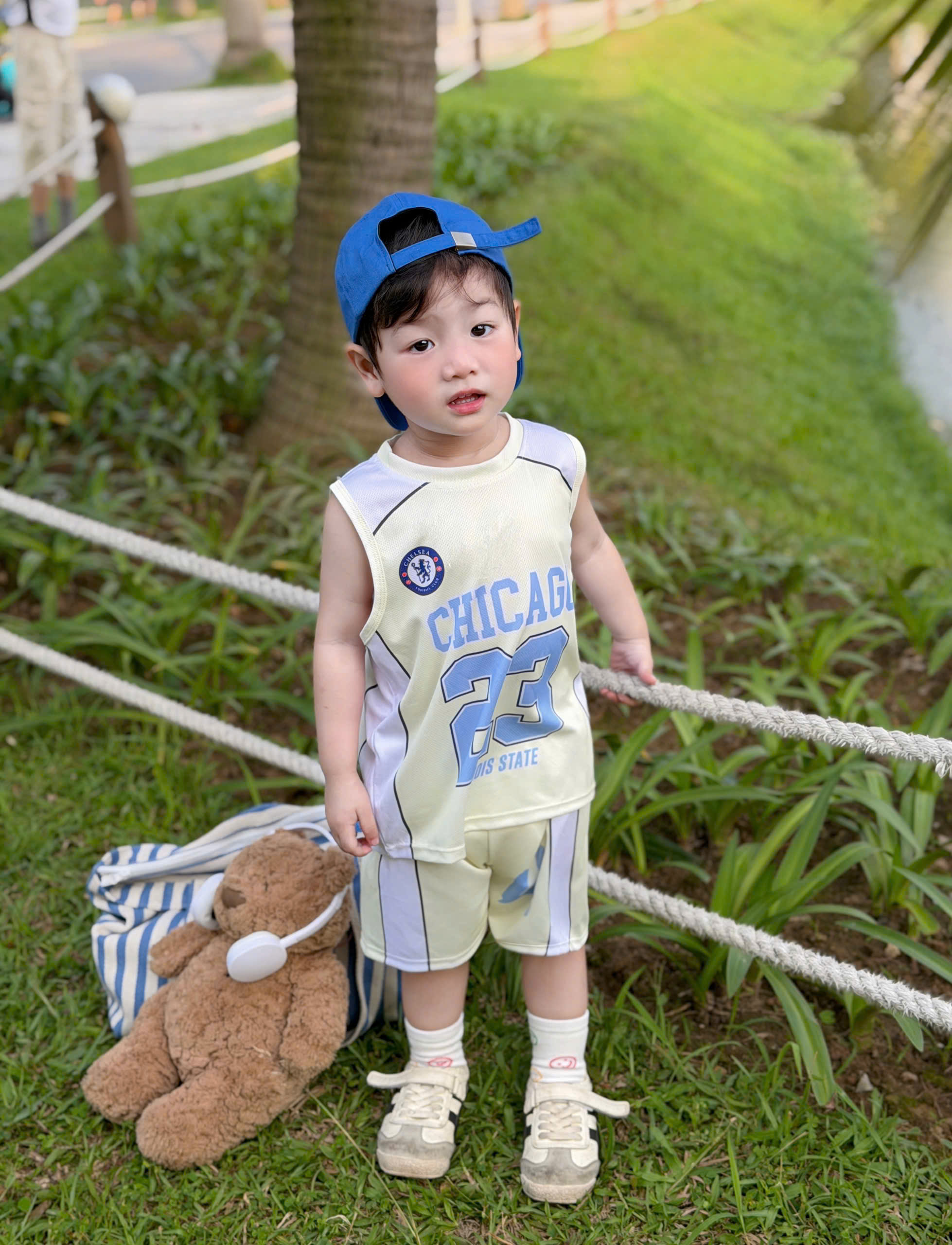 T277 - SET 2 BỘ ĐÙI BÉ TRAI BA LỖ THÔNG HƠI CHICAOGO 2397