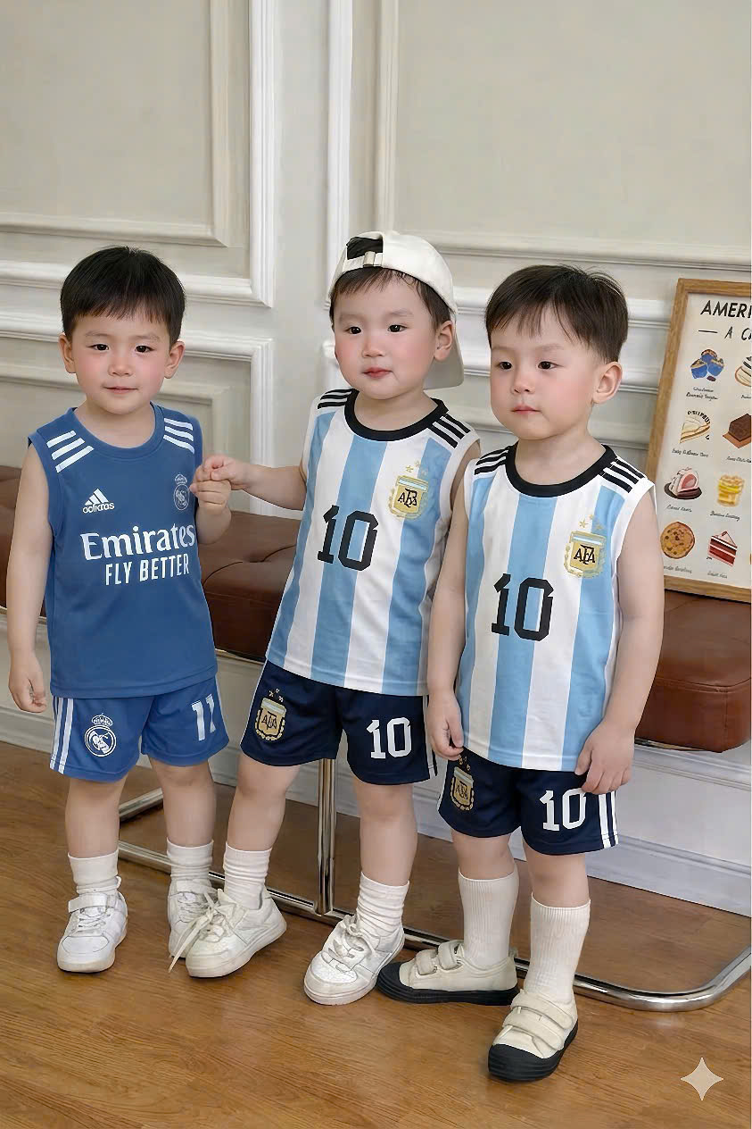 T283 - SET 2 BỘ ĐÙI BÉ TRAI BA LỖ THỂ THAO Emirate 10