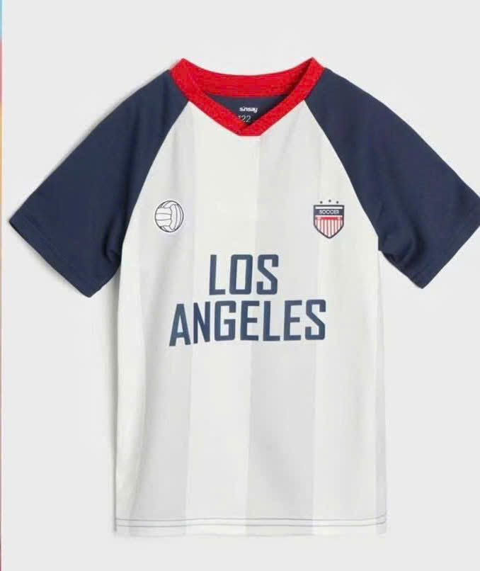 T314 - BỘ ĐÙI BÉ TRAI THỂ THAO LOS ANGELES TRẮNG PHỐI THAN