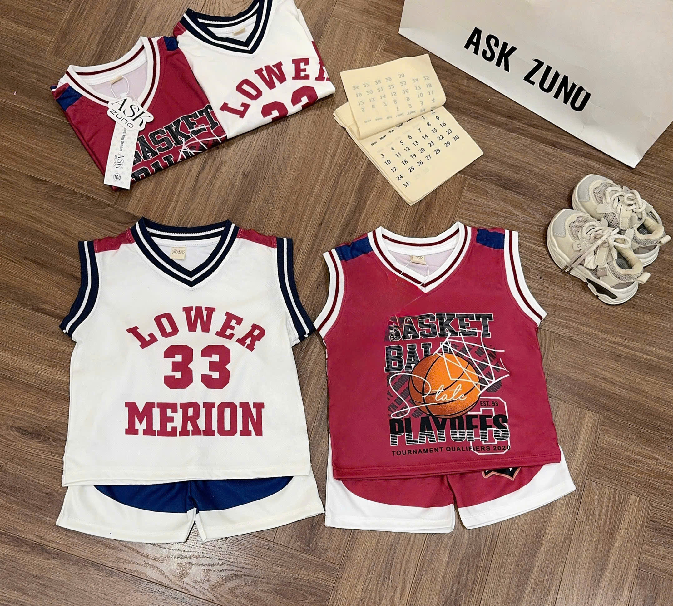 T323 - SET 2 BỘ ĐÙI BÉ TRAI BA LỖ THỂ THAO LOWER 33