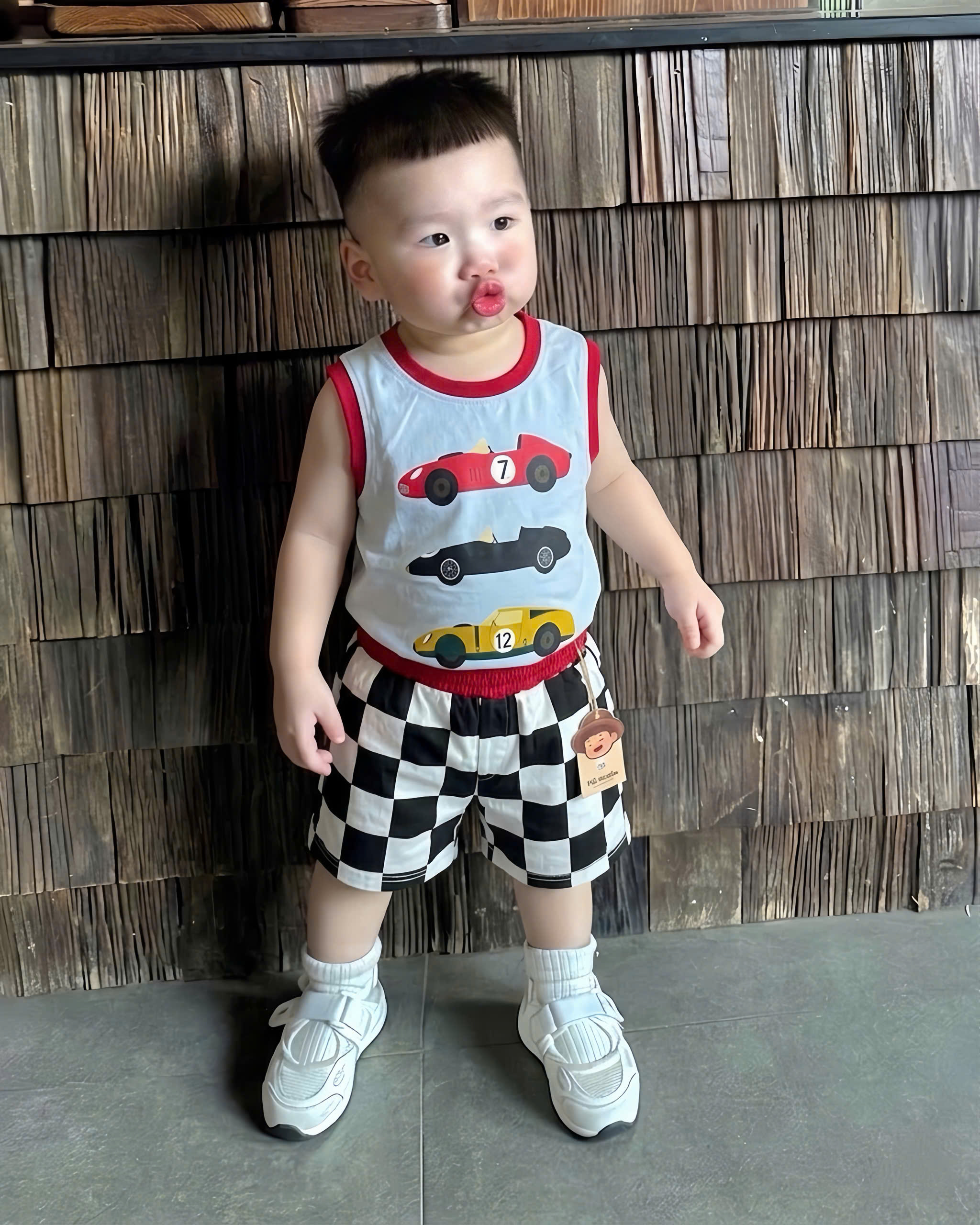 T325 - SET 3 BỘ ĐÙI BÉ TRAI BA LỖ CHÓ CỨU HỘ OTO