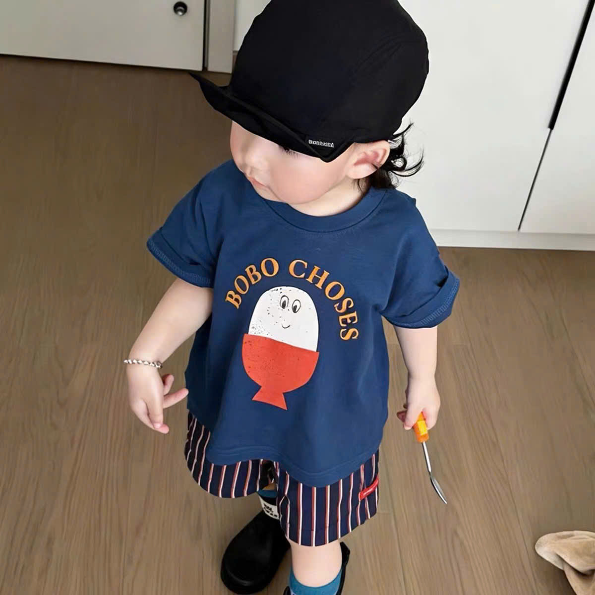 T359 - SET 2 BỘ ĐÙI BÉ TRAI BOBO idk than trắng