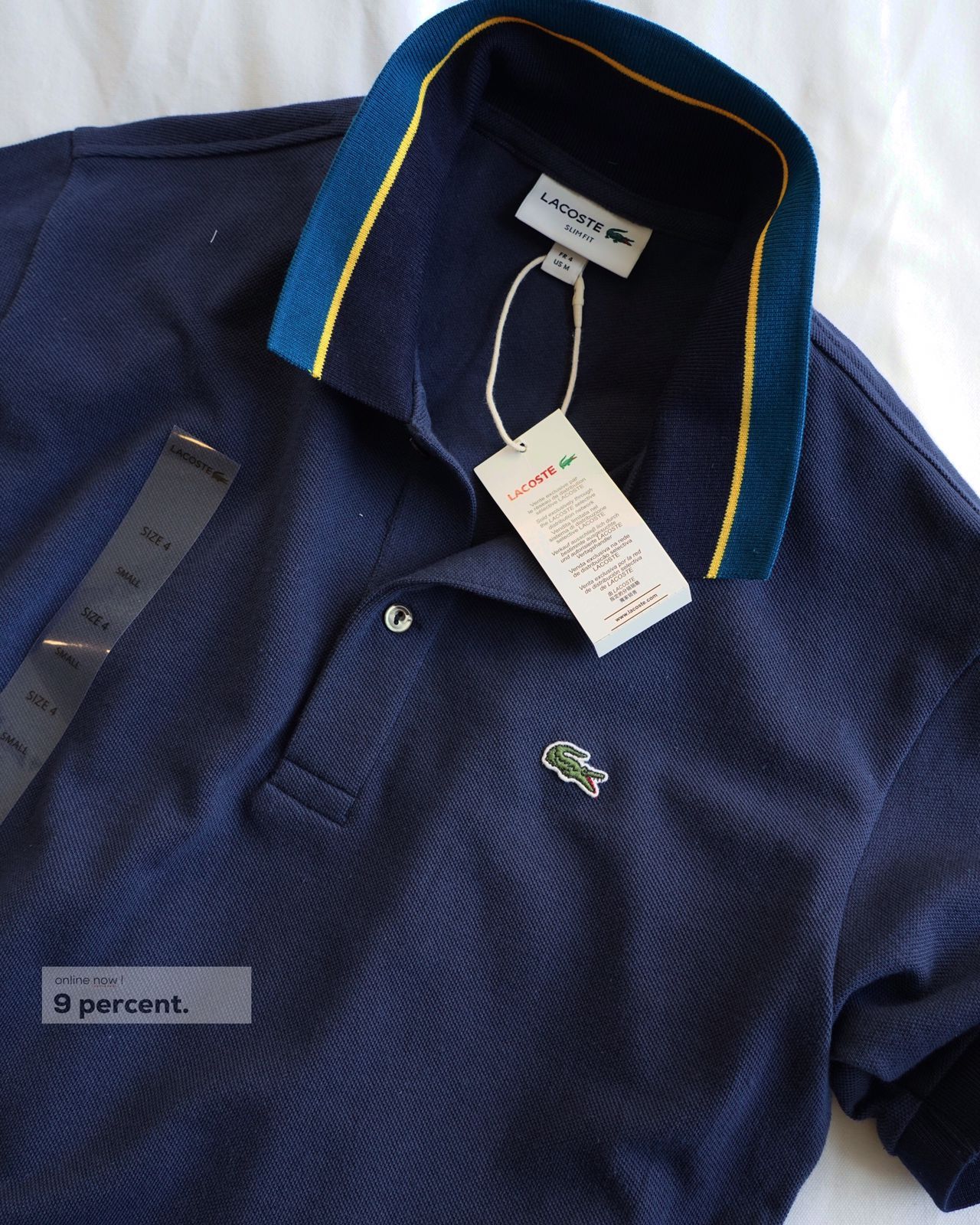 Áo polo nam LCSTE phối viền 32-Xanh navy