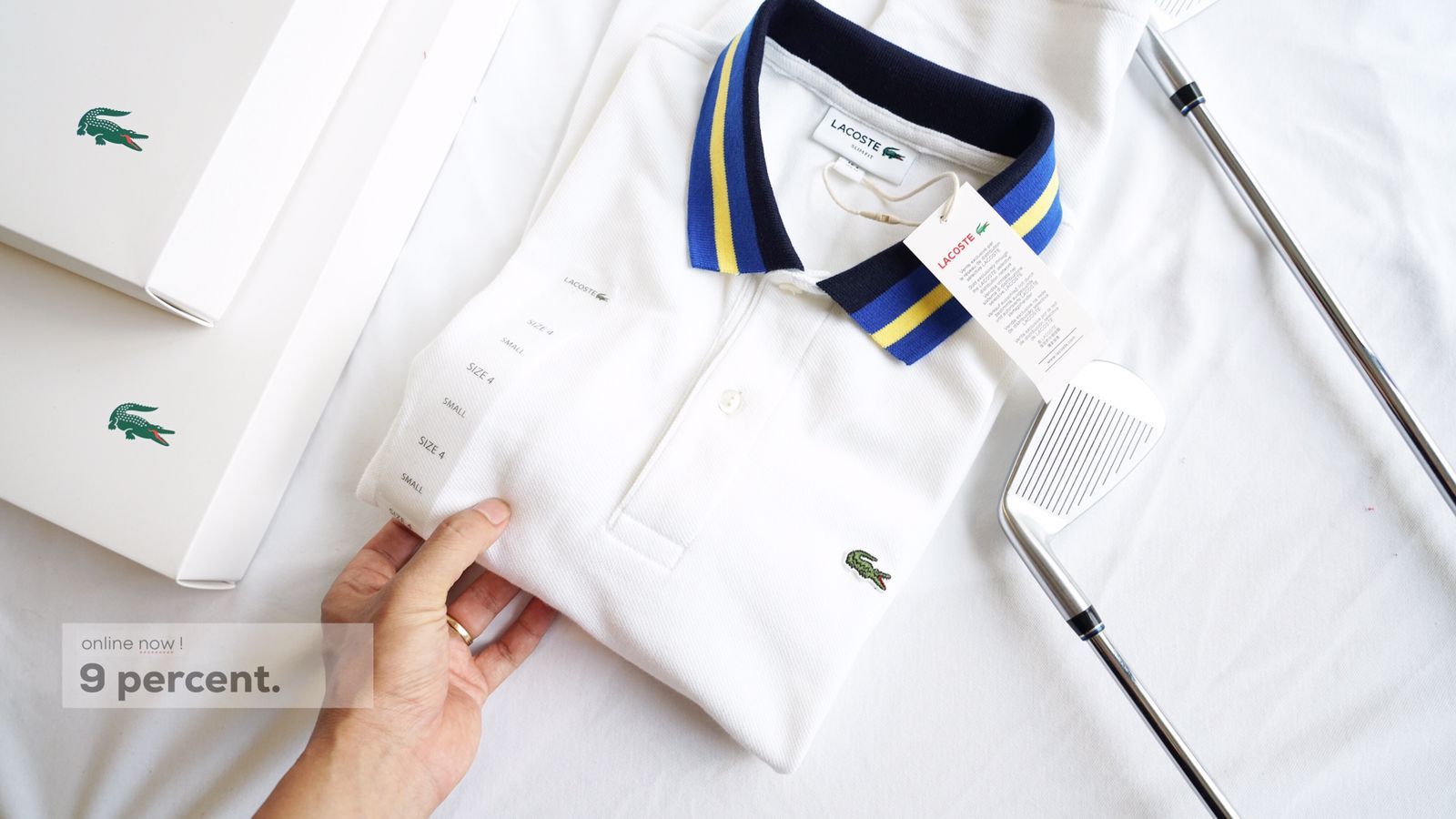 Áo polo nam LCSTE phối viền 11-Trắng
