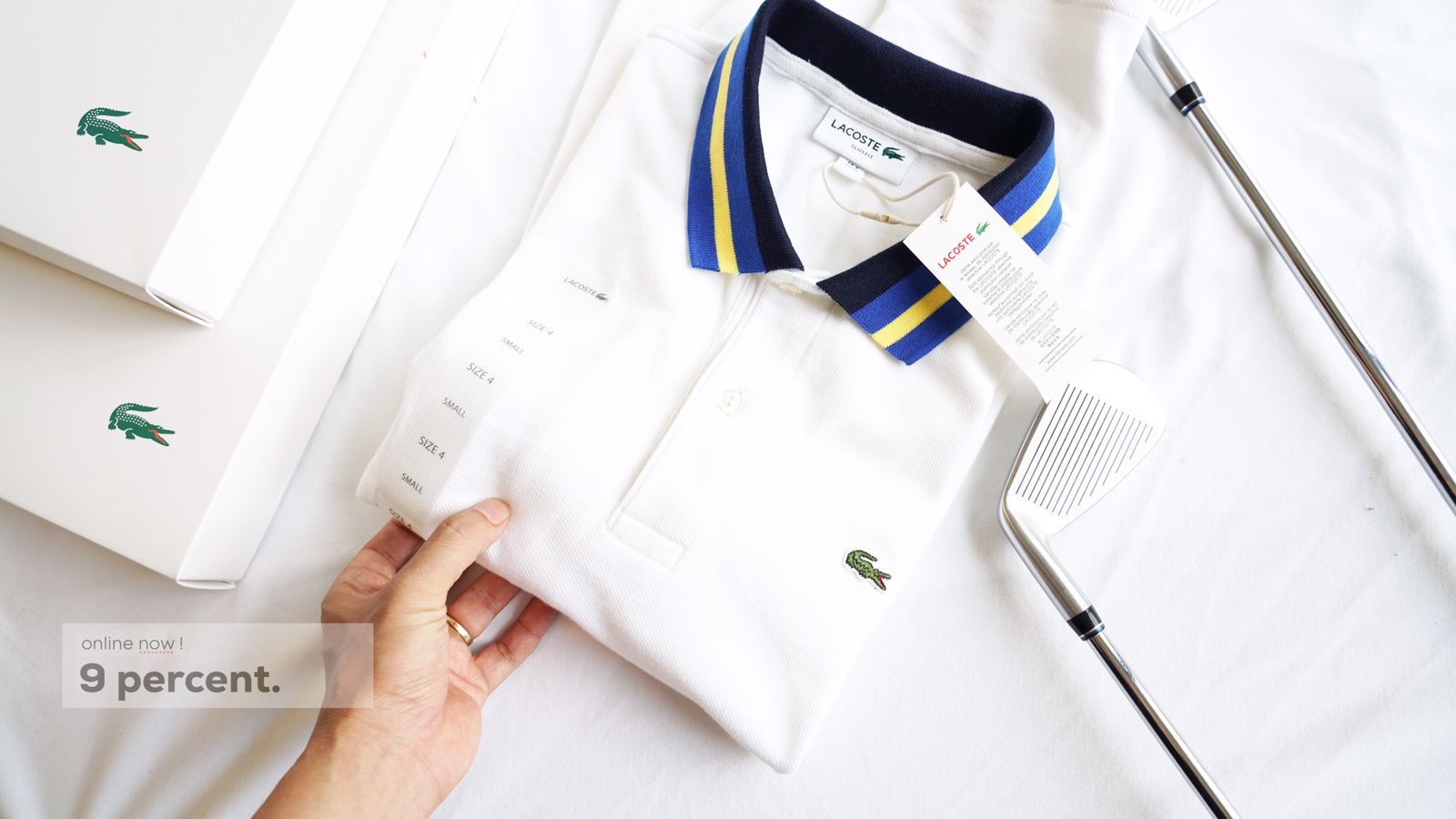 Áo polo nam LCSTE phối viền 11-Trắng