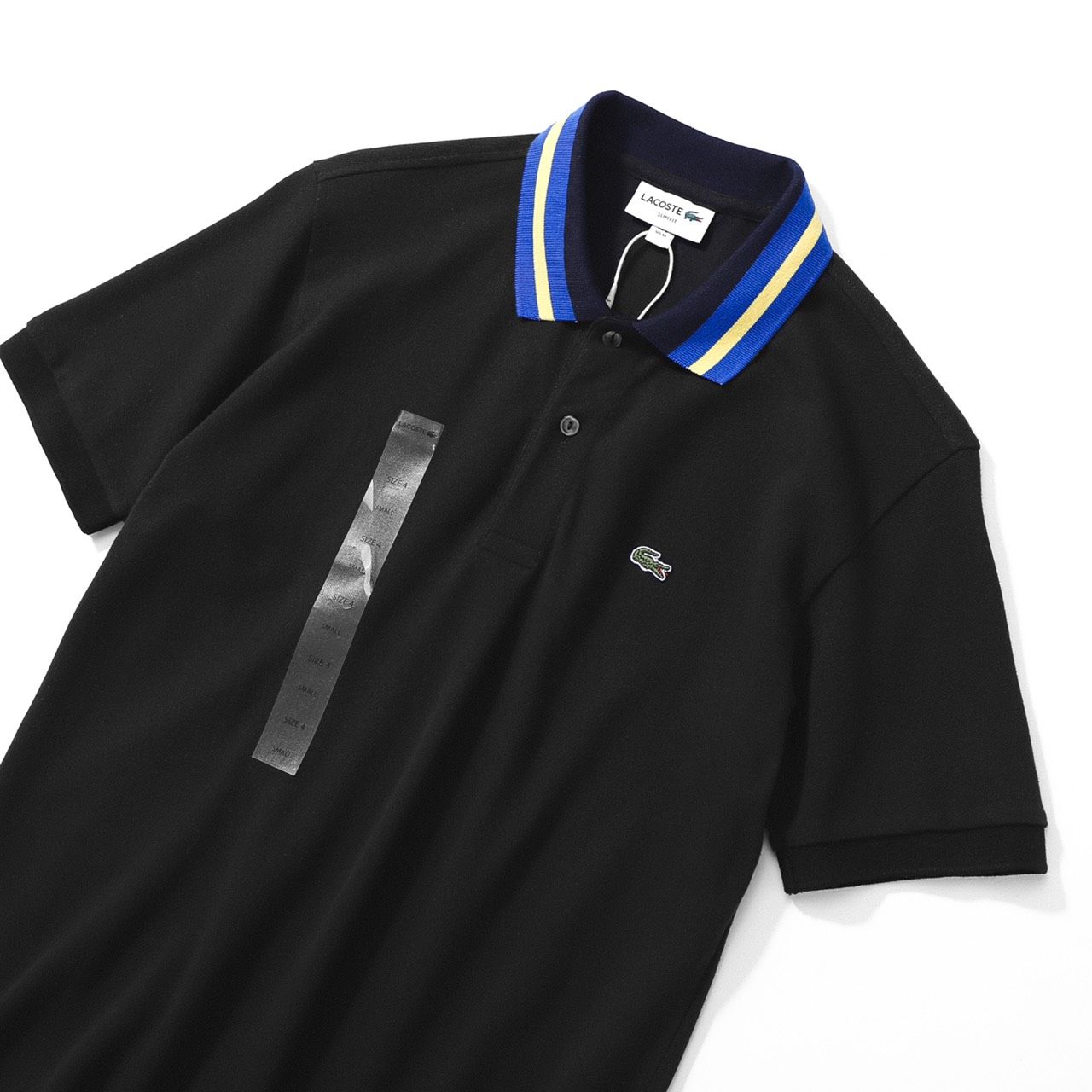 Áo polo nam LCSTE phối viền 11-Đen