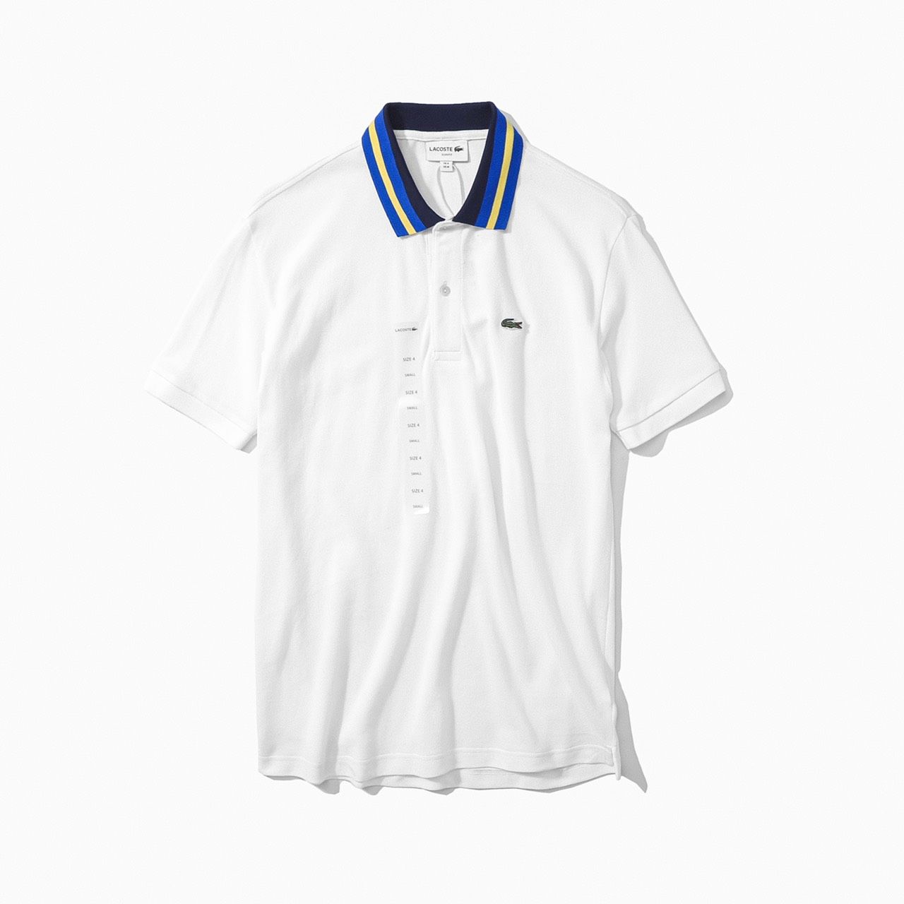 Áo polo nam LCSTE phối viền 11-Trắng