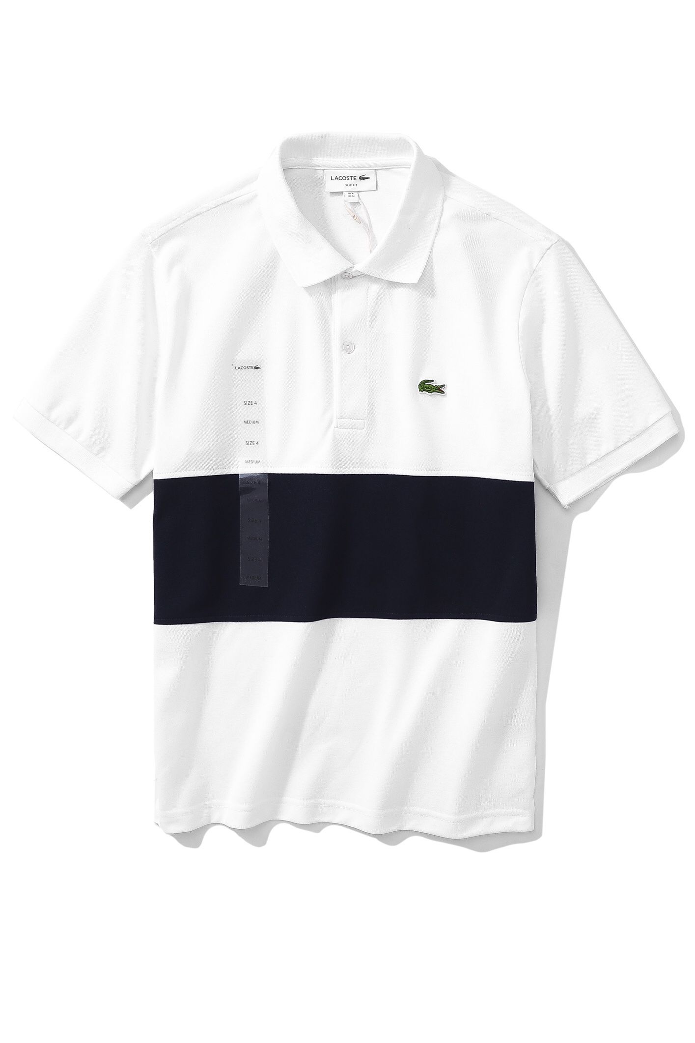 Áo polo nam LCSTE phối thân F11-Trắng-XL