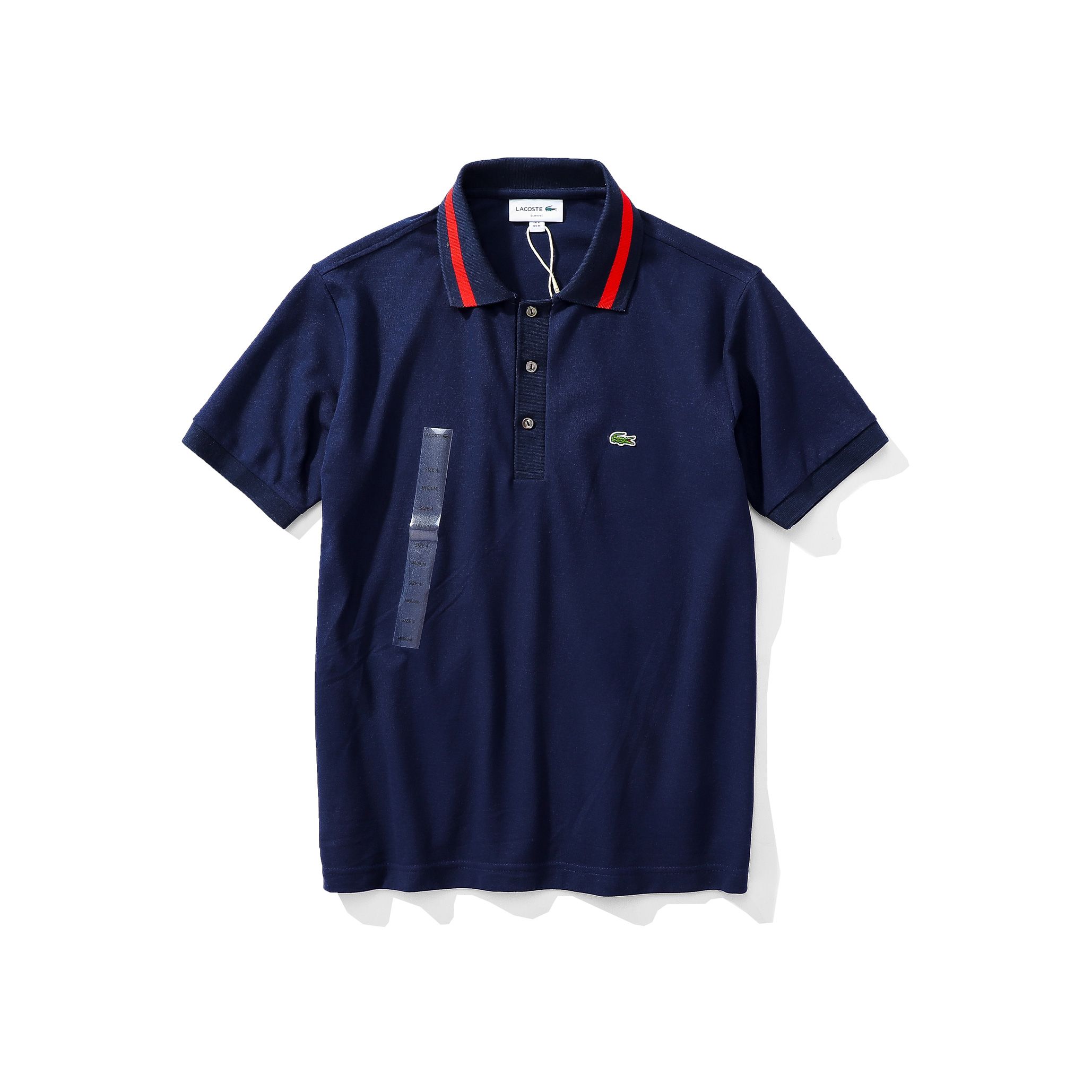 Áo polo nam LCSTE phối viền 60-Xanh navy