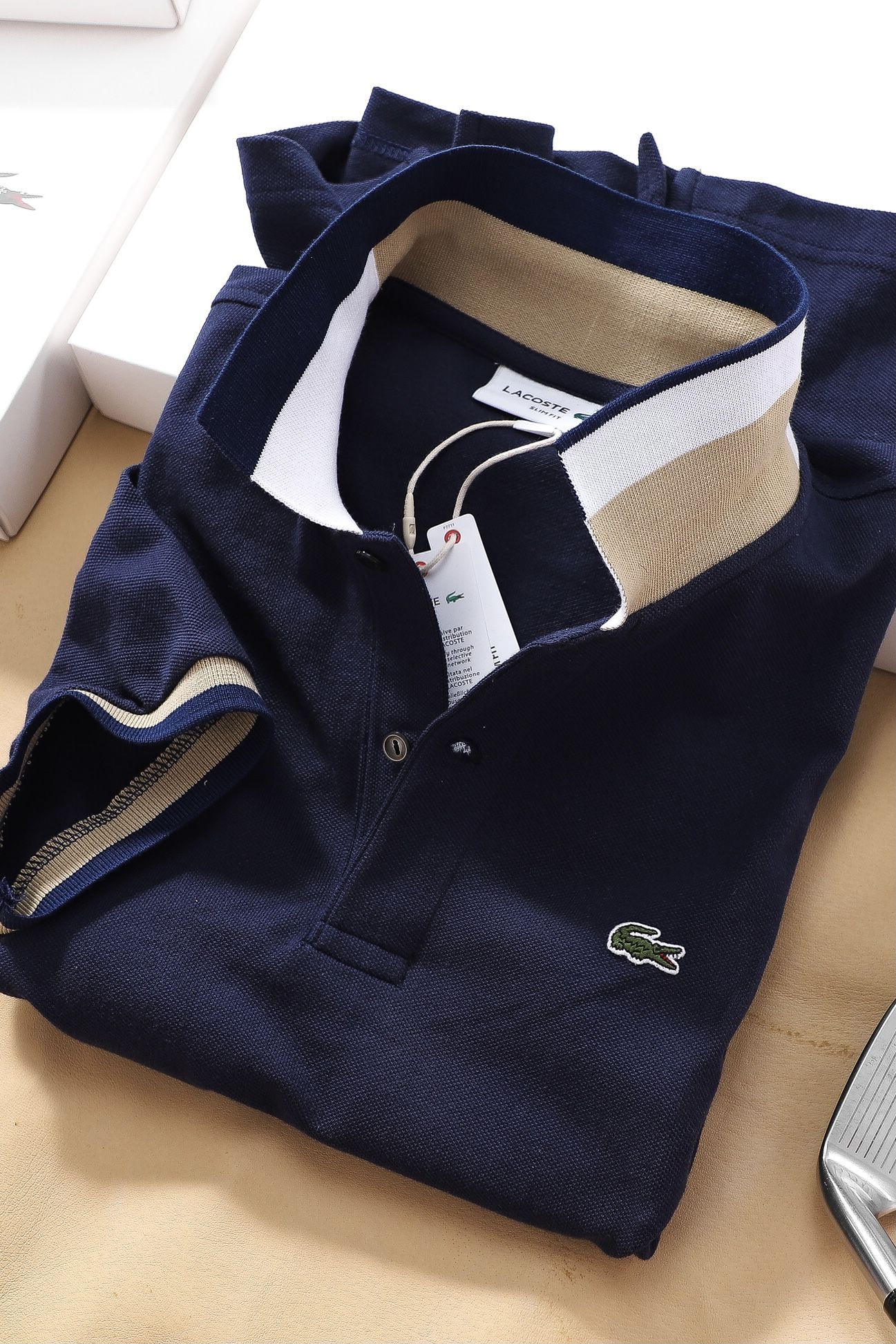 Áo polo nam LCSTE phối viền 03-Xanh navy(01)-XXL