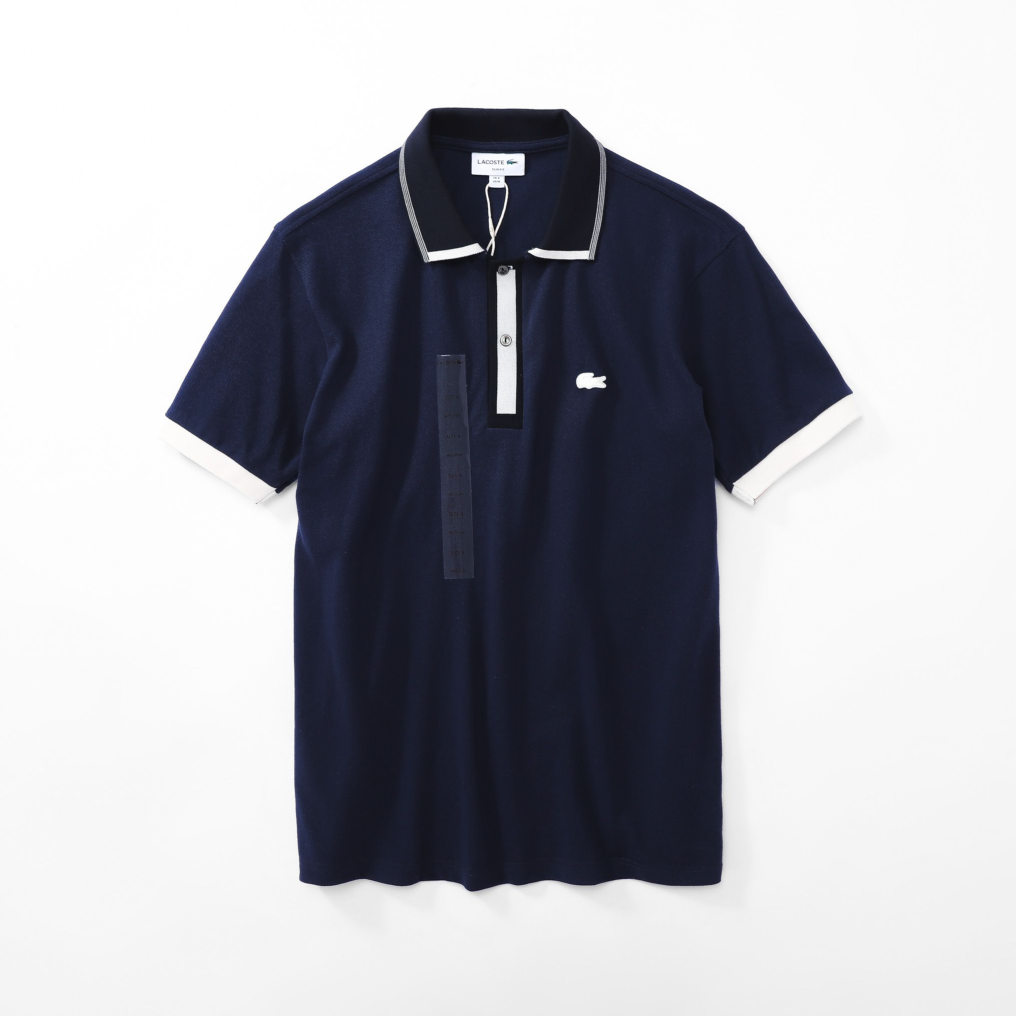 Áo polo nam LCSTE phối viền 35-Xanh navy